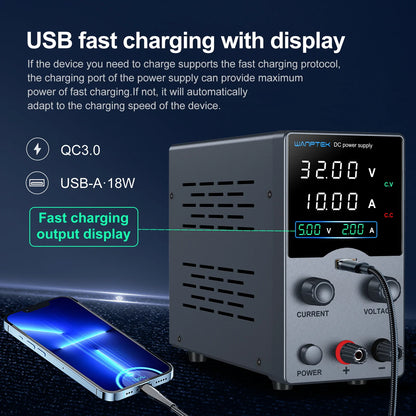 Wanptek Adjustable DC Lab Bench Power Supply