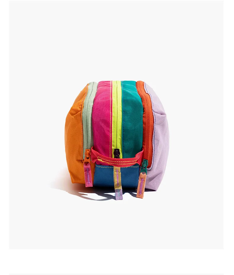 Multi-Pocket Nylon Crossbody Bag - Outdoor Urban Camel Style Shoulder Bag