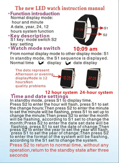 Men Sport LED Watches Men's Digital Watch Men Watch Silicone Electronic Watch Men Clock reloj hombre hodinky relogio masculino