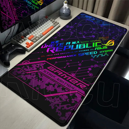 Riccu XXL Anime Gaming Mouse Pad — HD Print, Stitched Edges, Multiple Sizes