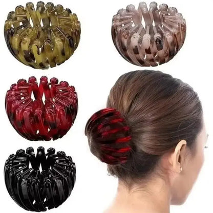 Korean style hair claw clip by R.E.D. Shopping, women’s barrette ponytail buckle headwear for securing hair in stylish updos.