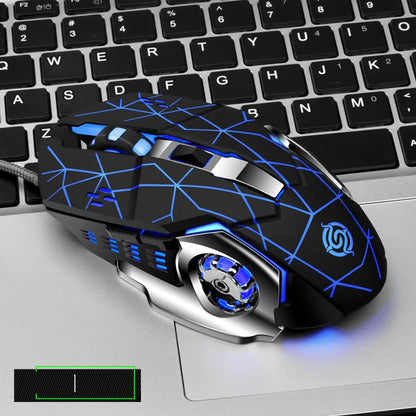 YTOM Viper Q5 Wired Gaming Mouse – 6 Buttons, 4-Grade DPI 1200–3200, Ambidextrous, CE Certified