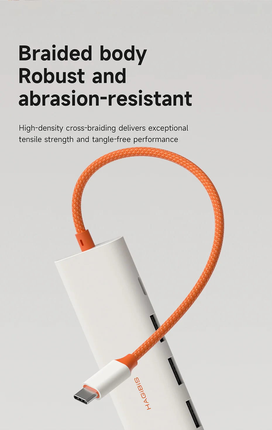 Hagibis USB-C Hub Multiport | 4K HDMI | RJ45 Ethernet | Heat Dissipation | MacBook & Laptops