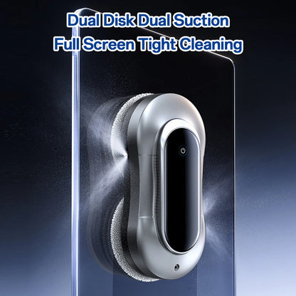 Intelligent Automatic Window Cleaner Robot – Water Spray, Remote Control, Vacuum Suction | Glass & Mirror Cleaning