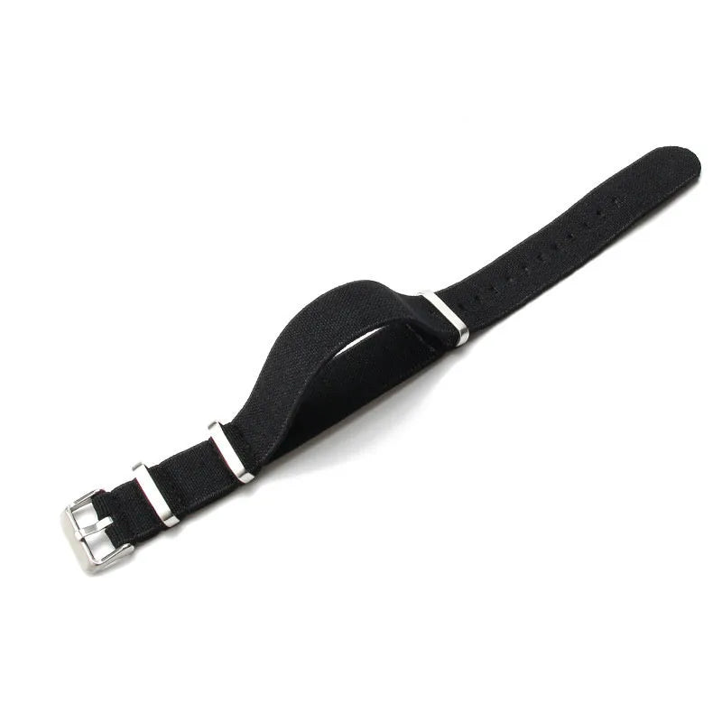 Elastic NATO Nylon Watch Strap 18/20/22mm | Breathable Woven Watchband