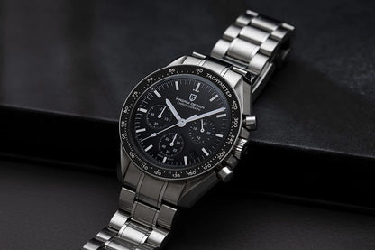 PAGANI DESIGN V5 Moon Men's Watch – Luxury Quartz Chronograph, Waterproof, Stainless Steel, 2026