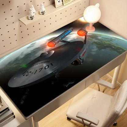 XXL Gaming Mouse Pad – Sci-Fi Space Design, Non-Slip Rubber Base