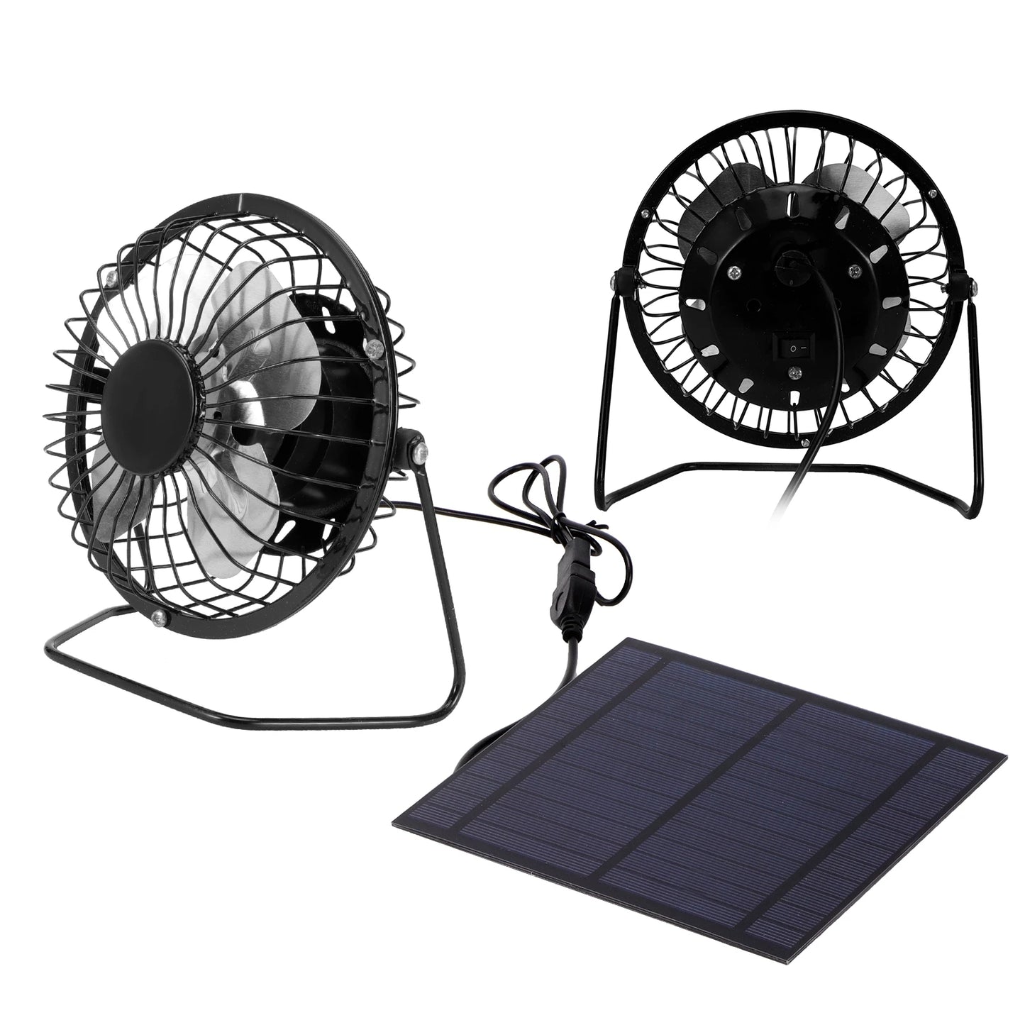 Solar Panel Cooling Fan Set 5W – Mini Photovoltaic Panel with Portable Fan for Greenhouse