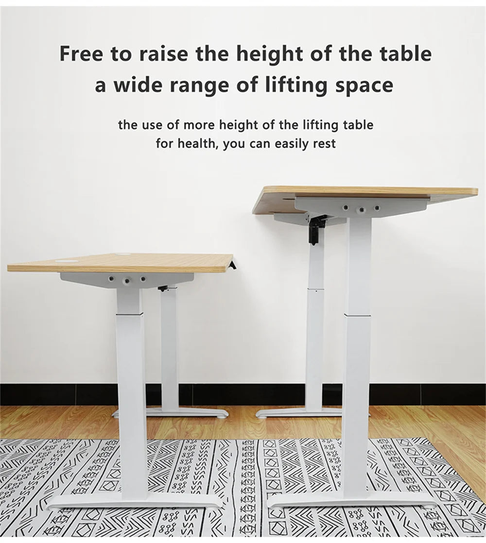Smart Electric Standing Laptop Computer Motion Desk Height Adjustable Desk Lifting Table Standing Desk Sit Desk Home Office