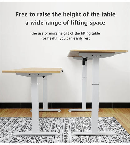 Smart Electric Standing Laptop Computer Motion Desk Height Adjustable Desk Lifting Table Standing Desk Sit Desk Home Office