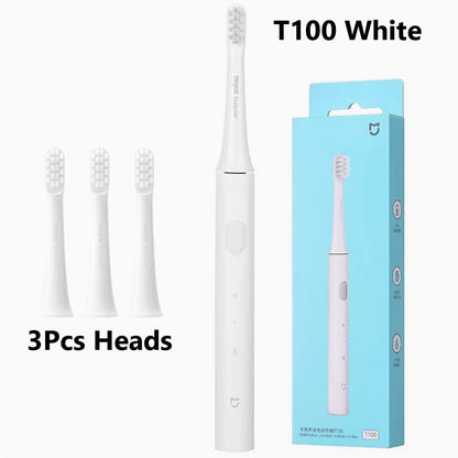 XIAOMI MIJIA T100 Sonic Electric Toothbrush – USB Rechargeable, IPX7 Waterproof, Ultrasonic Auto