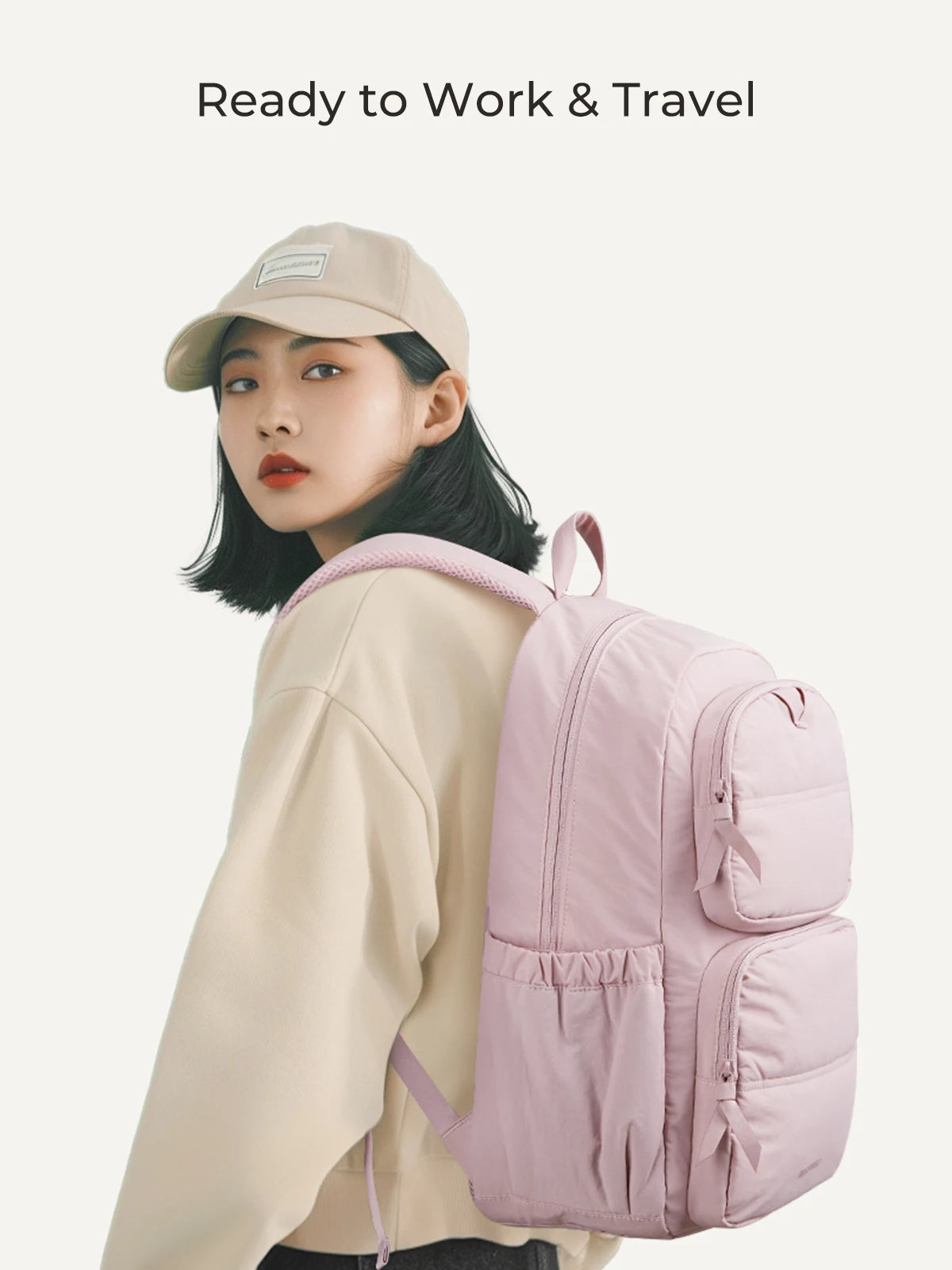 BAGSMART Large Laptop Backpack for Women & Men — Travel & College