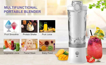Portable Blender 600ml – USB Rechargeable