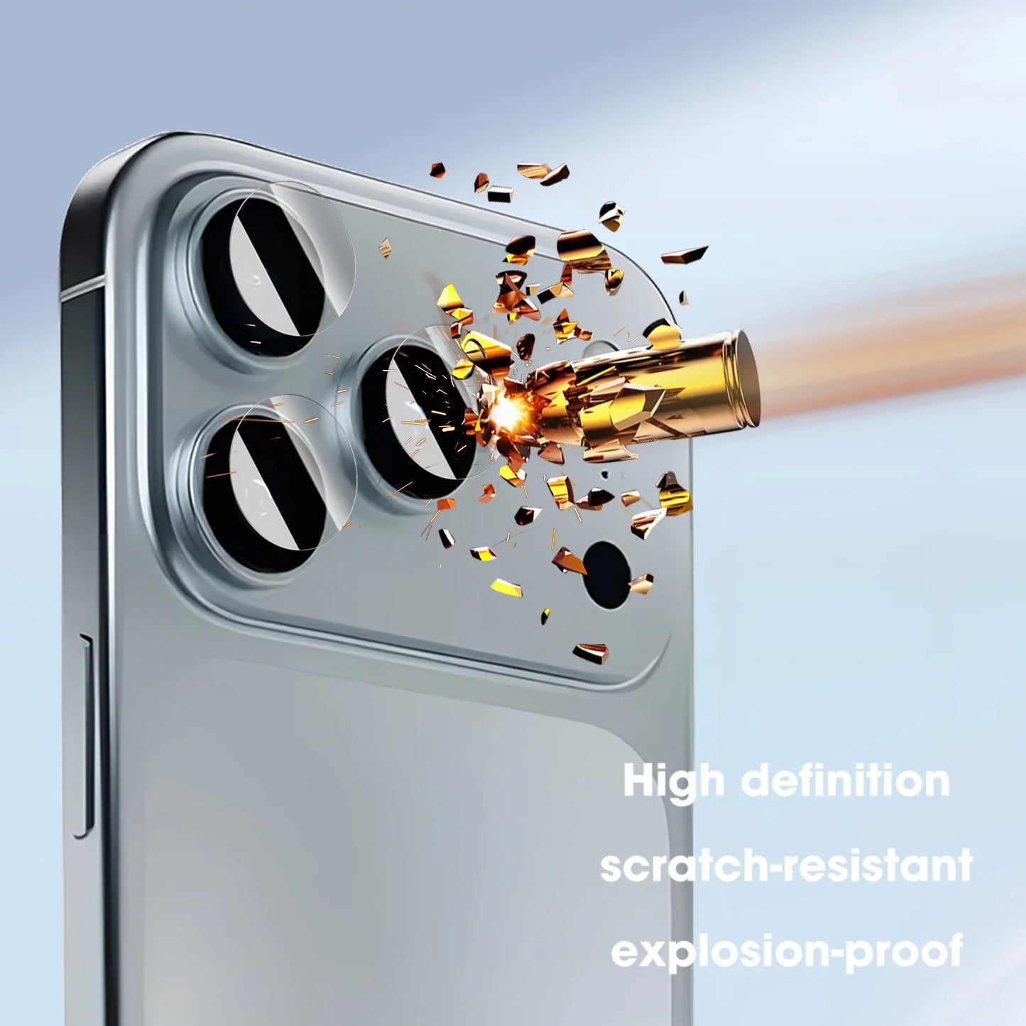 Camera Lens Tempered Glass for iPhone 17 Pro Max / 17 Air | Full Coverage Anti-Scratch Lens Protector (1-5 Sets)