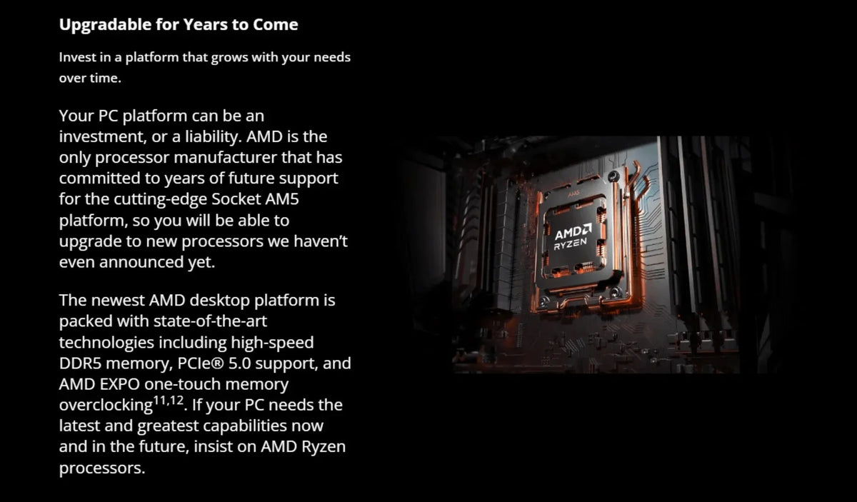 AMD Ryzen 9 9950X3D – 16-Core, 5.7GHz, 128MB Cache, AM5 Gaming CPU (No Fan)