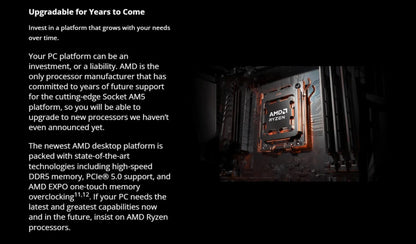AMD Ryzen 9 9950X3D – 16-Core, 5.7GHz, 128MB Cache, AM5 Gaming CPU (No Fan)