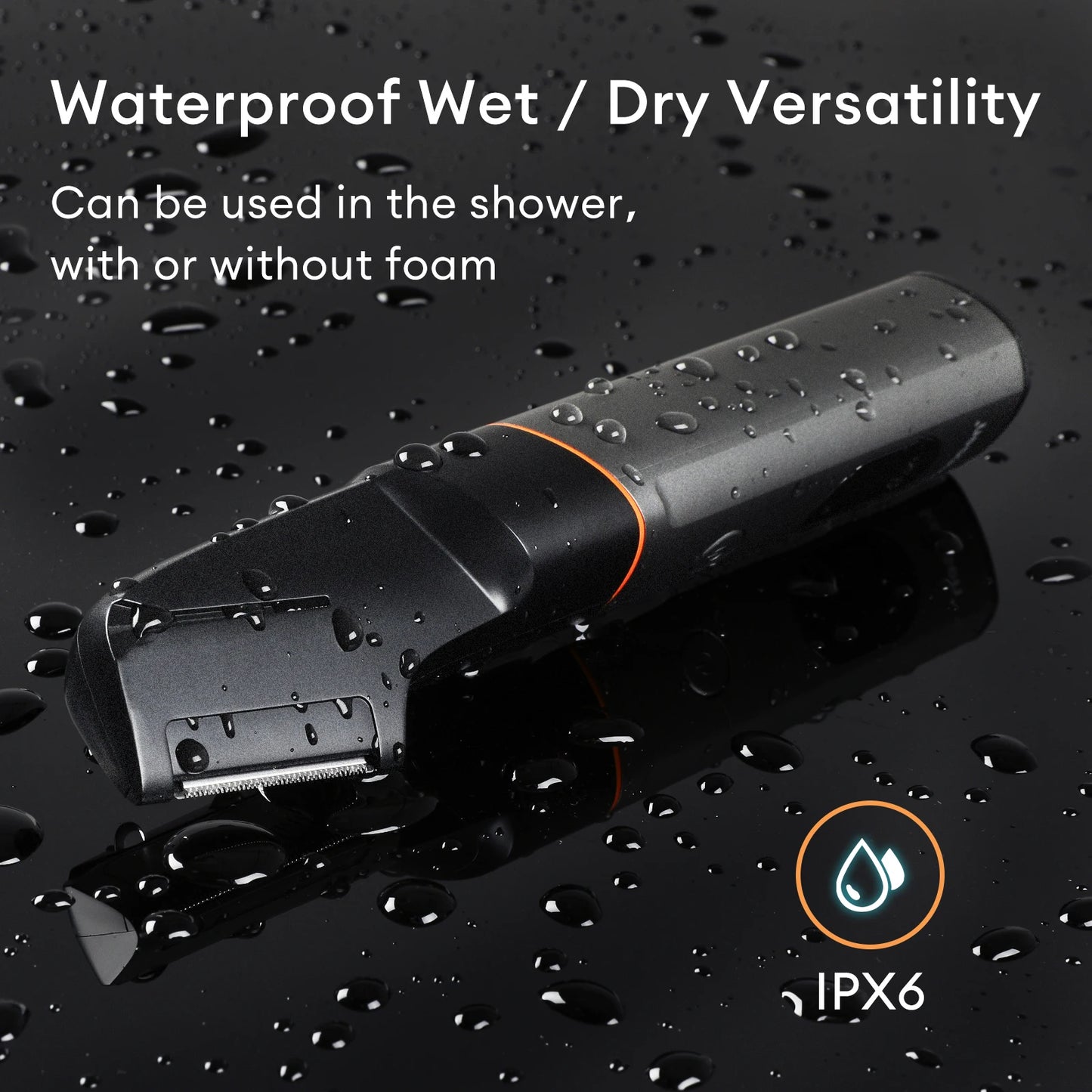 Kensen 3-in-1 Body Hair Trimmer Kit – Pubic Hair Shaver, Nose & Beard Trimmer, IPX6 Waterproof Electric Shaver