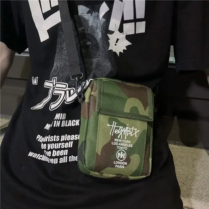 Street Hip Hop Shoulder Bag - Japanese Style Oxford Clutch for Men & Women