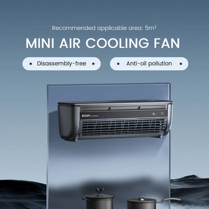 EDON E868 Wall-Mounted Bladeless Fan 20W – Rechargeable Battery & Remote Control