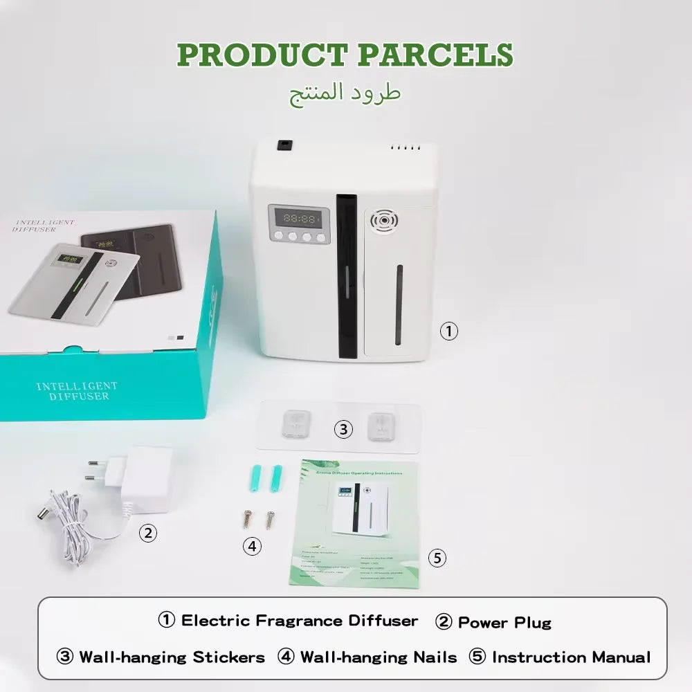 Namste Bluetooth Aroma Diffuser – 300m³ Coverage, Wall Hanging, Fragrance Air Freshener & Purifier