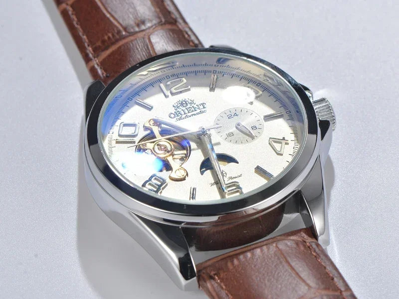 Orient Men's Automatic Mechanical Watch – Stainless Steel, Hardlex Crystal, Fashion & Casual