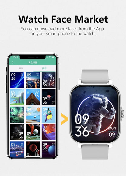 Smart Watch 2025 - 1.83" Display, Bluetooth Calling & Fitness Tracker for Men & Women