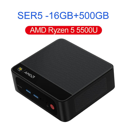 Beelink SER5 Max Mini PC – AMD Ryzen 7 6800U/7735HS, DDR5, WiFi 6, 2.5G LAN
