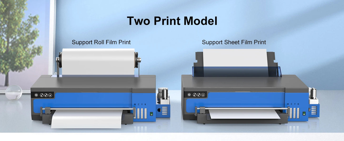 A3 XP600 DTF Printer with Roll Feeder – Direct to Film T-Shirt Printing Machine