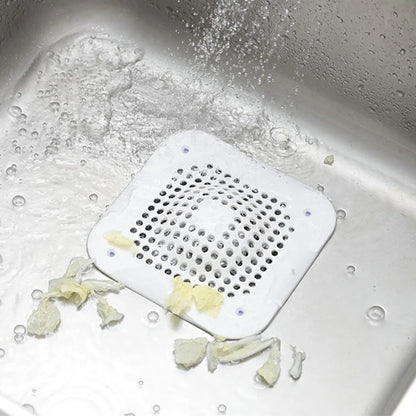 Silicone Sink & Drain Hair Catcher | Shower & Bathtub Filter Screen
