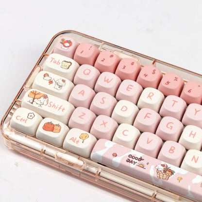 MOA Profile Cute Fall Puppy Gradient Keycap Set – Mechanical Keyboard