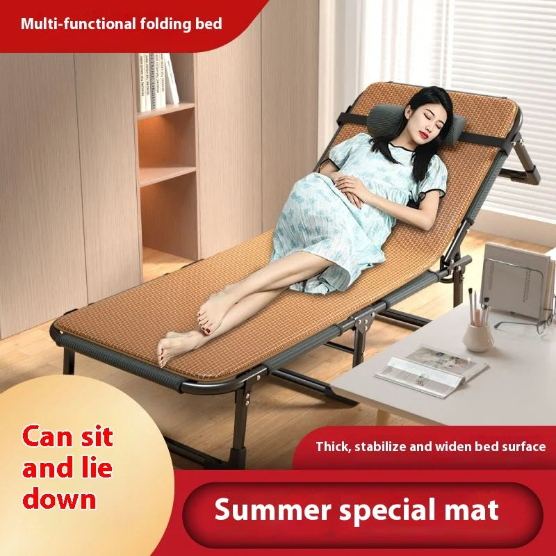 GIANXI Foldable Outdoor Recliner Bed – Lightweight Portable Camping Lounger, Easy Storage