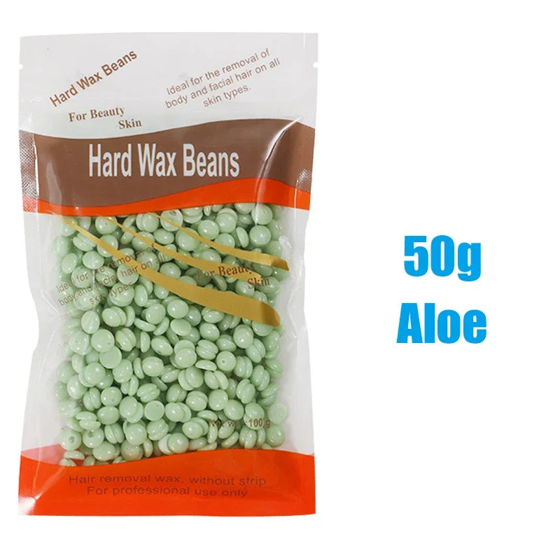Professional R.E.D. Shopping hard wax beans for hair removal, available in 500g, 200g, and 50g sizes, for effective personal care.