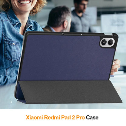 Smart Case for Xiaomi Redmi Pad 2 Pro 12.1" (2025) | Folding Flip Stand | Auto Sleep/Wake | Tablet Cover