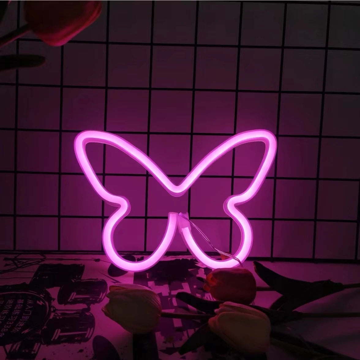 LED Neon Sign – USB/Battery Powered, Customizable, Bar & Bedroom Wall Decor