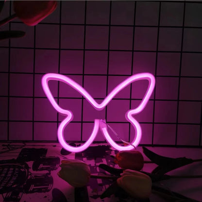 LED Neon Sign – USB/Battery Powered, Customizable, Bar & Bedroom Wall Decor