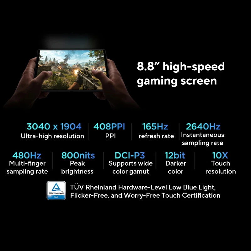 Lenovo Legion Y700 5th Gen CN | Snapdragon 8 Elite | 8.8" 3K 165Hz | 9000mAh | 50MP | Gaming Tablet