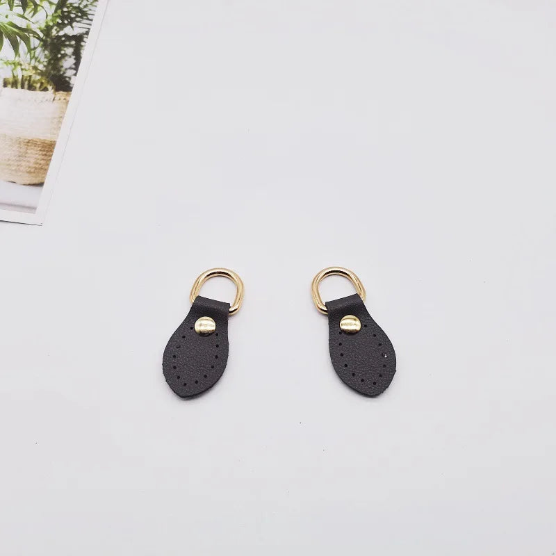 2-Pack PU Leather Bag Buckle Straps with Metal D-Ring - DIY Bag Accessories