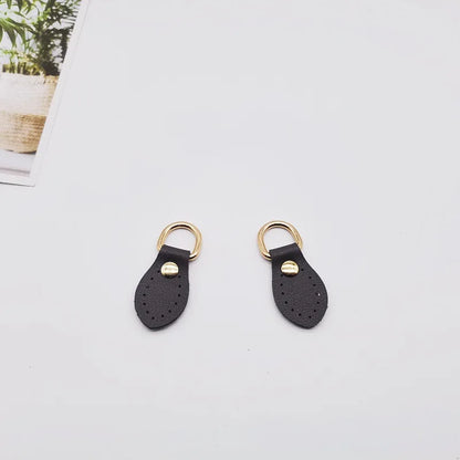 2-Pack PU Leather Bag Buckle Straps with Metal D-Ring - DIY Bag Accessories