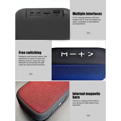 Portable Wireless Soundbar - Bluetooth 5.0, 500mAh Battery, HIFI Sound for Indoor & Outdoor