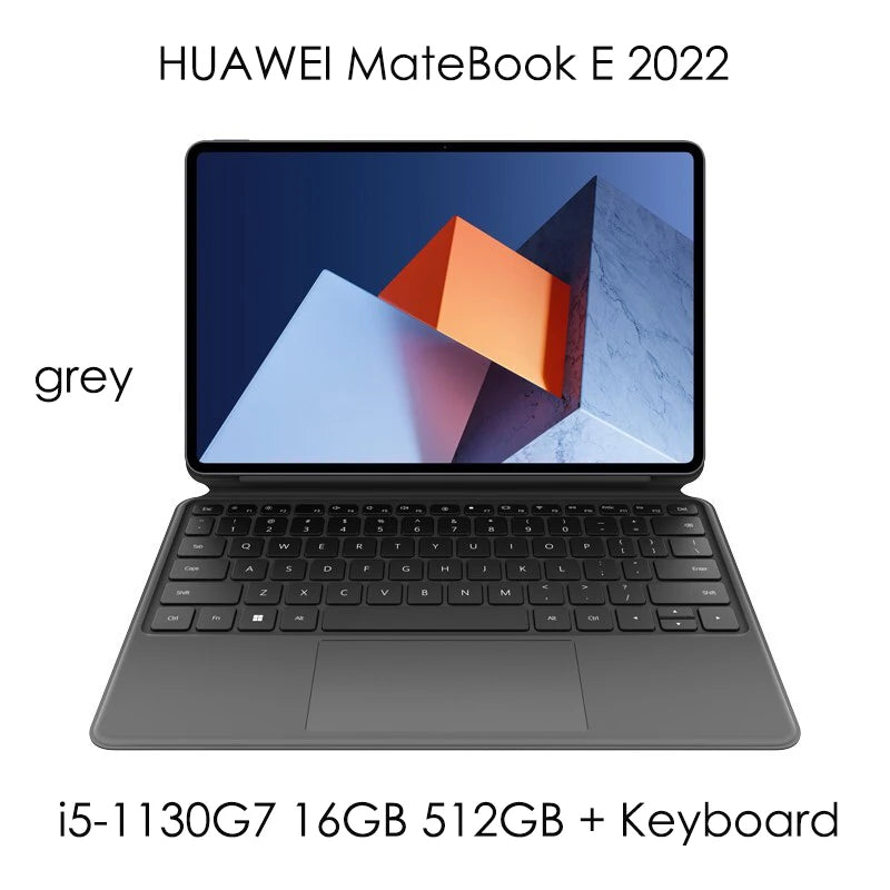 HUAWEI MateBook E 2-in-1 Tablet Laptop 12.6" OLED — Intel i5/i7, Up to 16GB RAM, Up to 512GB, Windows 11
