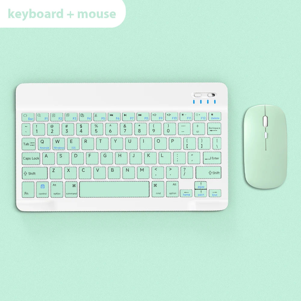 Wireless Bluetooth keyboard and mouse set by R.E.D. Shopping compatible with iPad, tablets, Android, and Windows devices