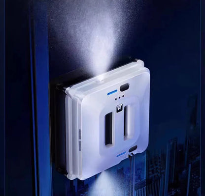 Robot Window Cleaner with Water Sprayer & Remote Control – Smart High Suction for Windows & Walls