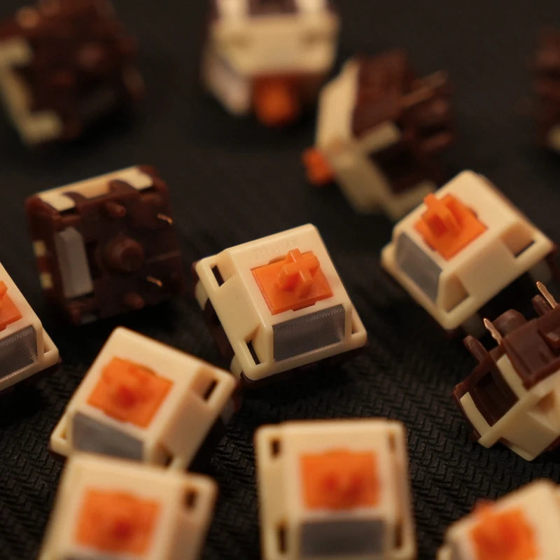 HMX Puppy Tactile Switch – 5-Pin Hot-Swap, 37g / 43g, Factory Lubed | DIY Mechanical Keyboard
