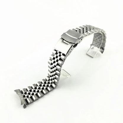 Solid Stainless Steel Jubilee Bracelet for Seiko SKX007 / SKX009 / SRPD – 20/22mm Curved End