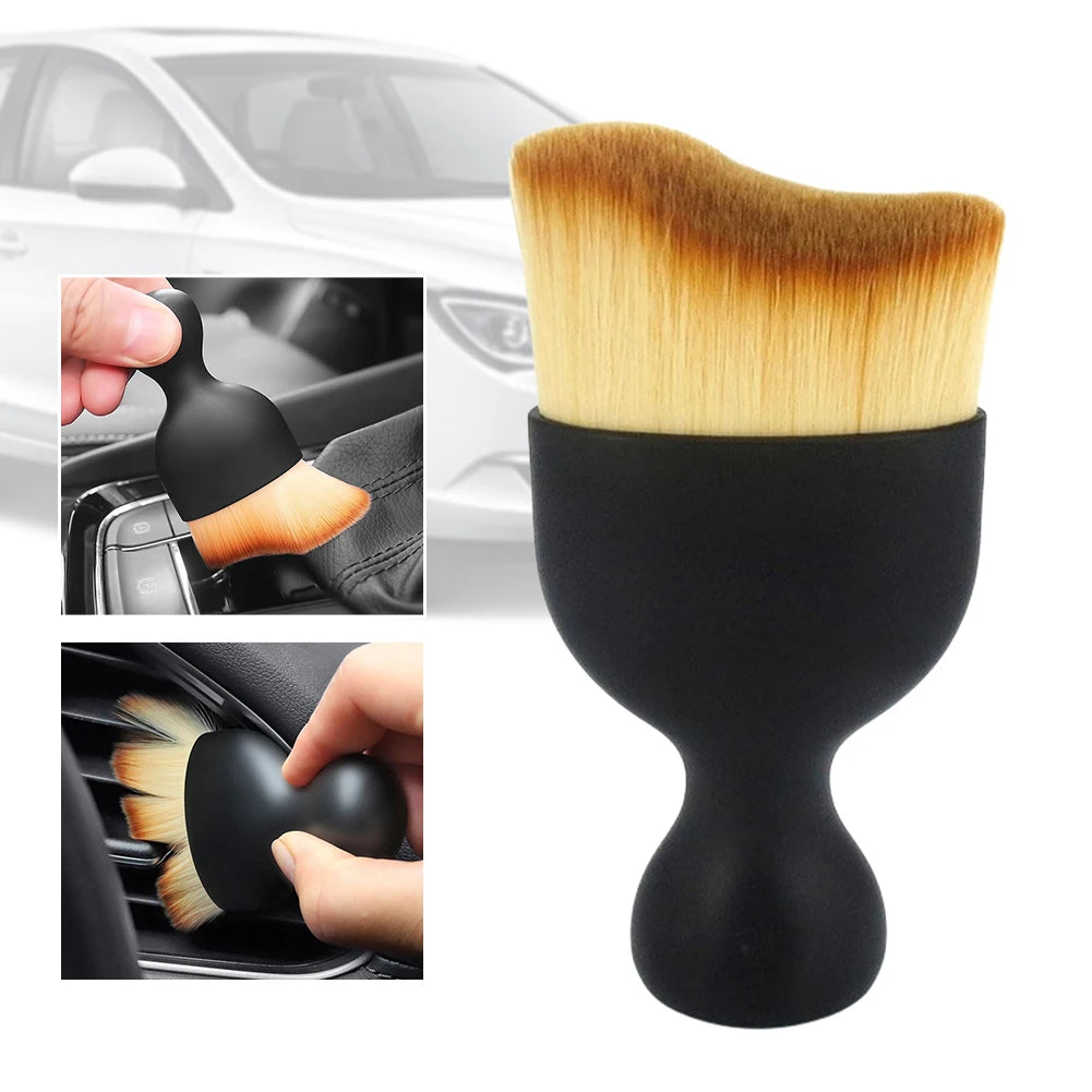 Nano Fiber Car Detailing Brush – Scratch-Free Interior Cleaning