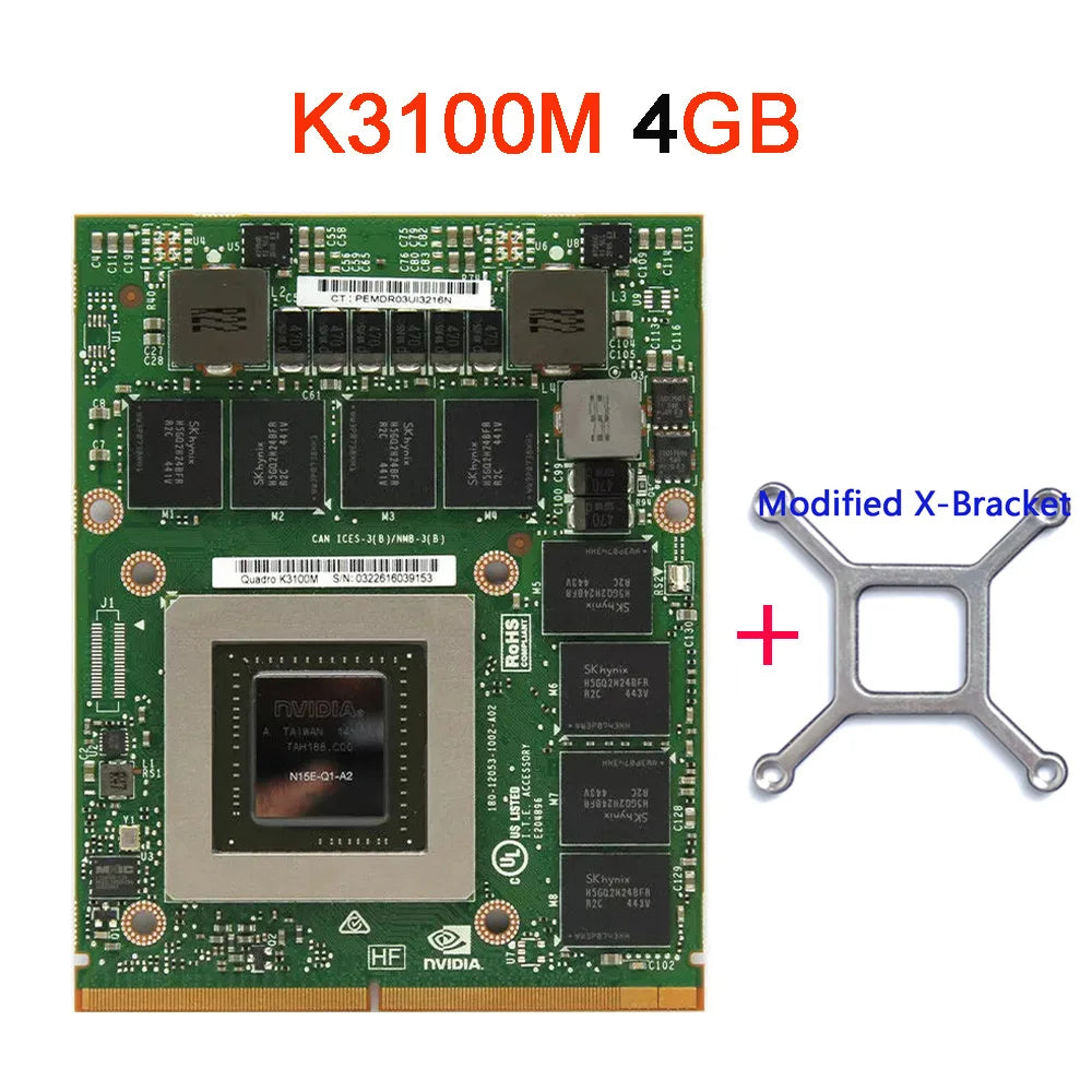 AIYIGI NVIDIA Quadro Mobile GPU for iMac A1311 A1312 2010/2011 – K610M K1000M K1100M K2000M K2100M K3000M K3100M K4000M K4100M K5000M K5100M