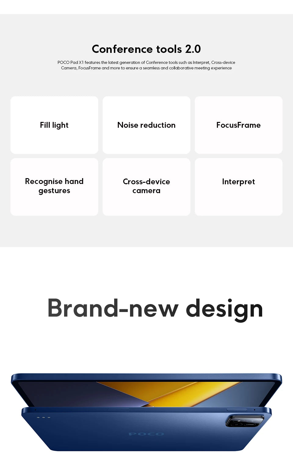 POCO Pad X1 Global – 11.2" 3.2K 144Hz, Snapdragon 7+ Gen 3, 8GB+512GB, 8850mAh, 45W