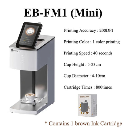 EVEBOT Coffee & Drink Printer – Latte Art Machine