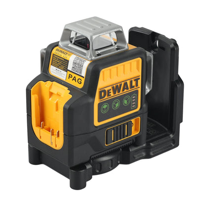 DW089LG 12V Green Laser Level – 3-Sided 360° Vertical & Horizontal 12 Lines