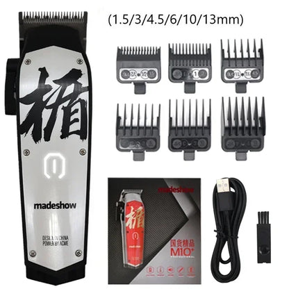 Madeshow M10 Professional Cordless Hair Clipper & Beard Trimmer